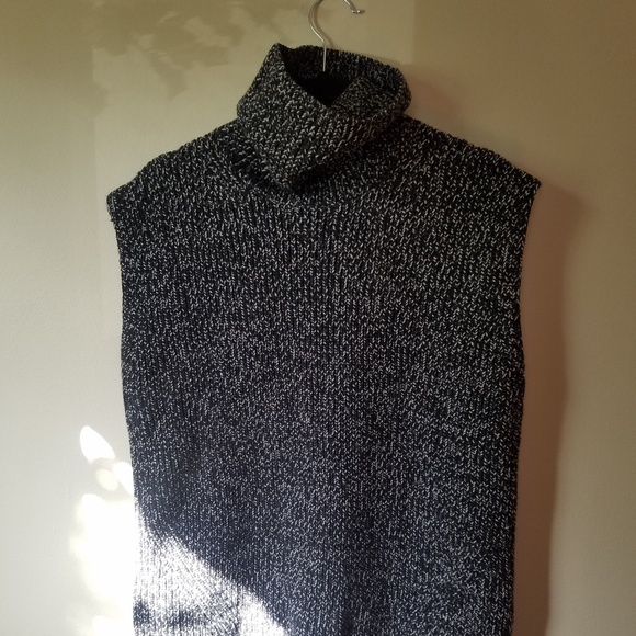 Everlane sleeveless chunky knit turtleneck sweater - Picture 3 of 5